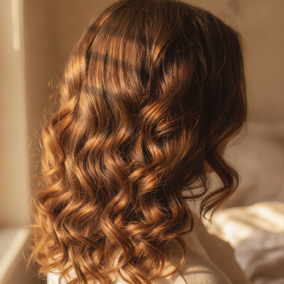Overnight curls created with the DreamCurl kit